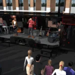 SHINE Rock band - mobilna scena 05