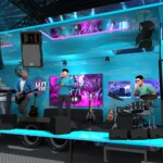 SHINE Rock band - mobilna scena 15